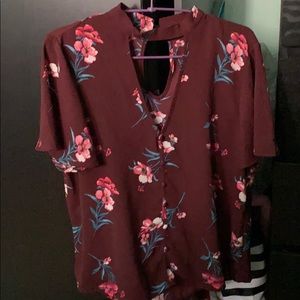 Floral women’s blouse